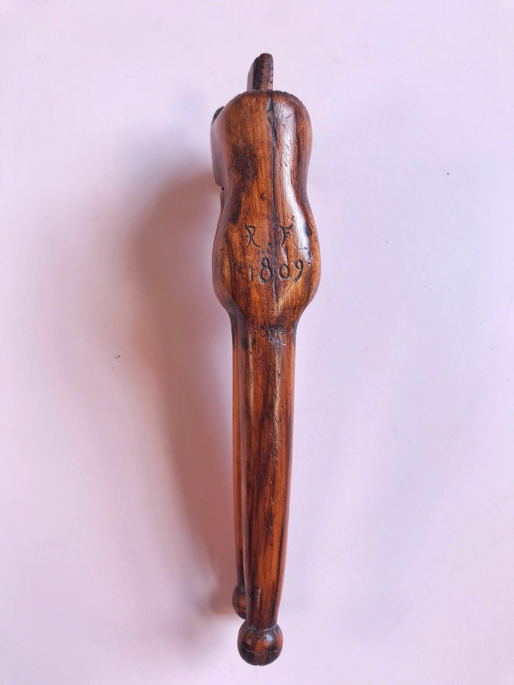 Antique Treen English Nutcracker  View IV