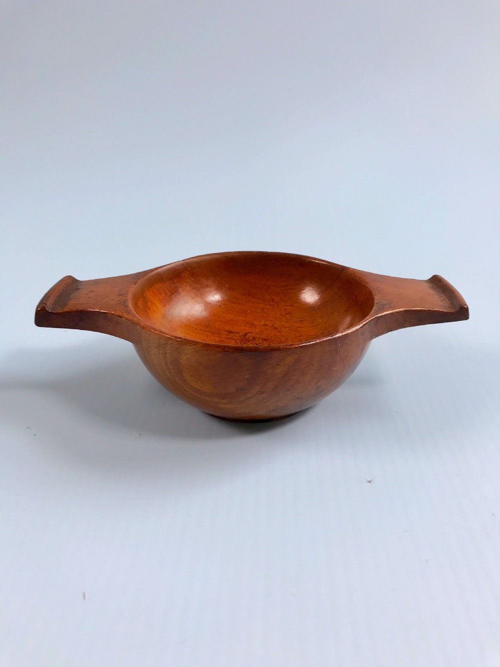 Antique Scottish Quaich - Makers name - treen