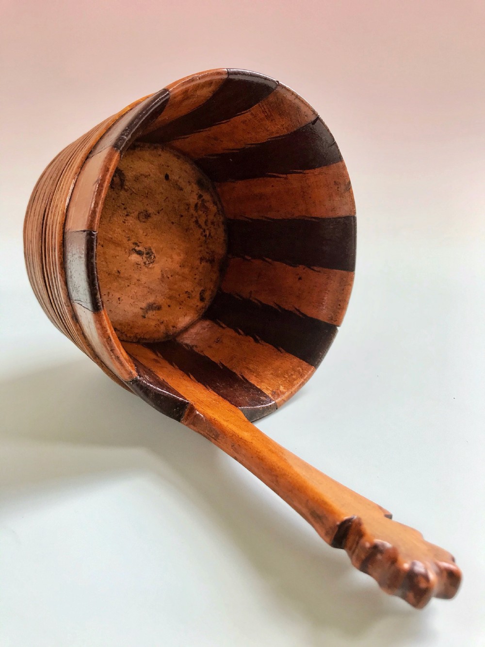 Antique Scottish Luggie  - drinking vessel - treen View III