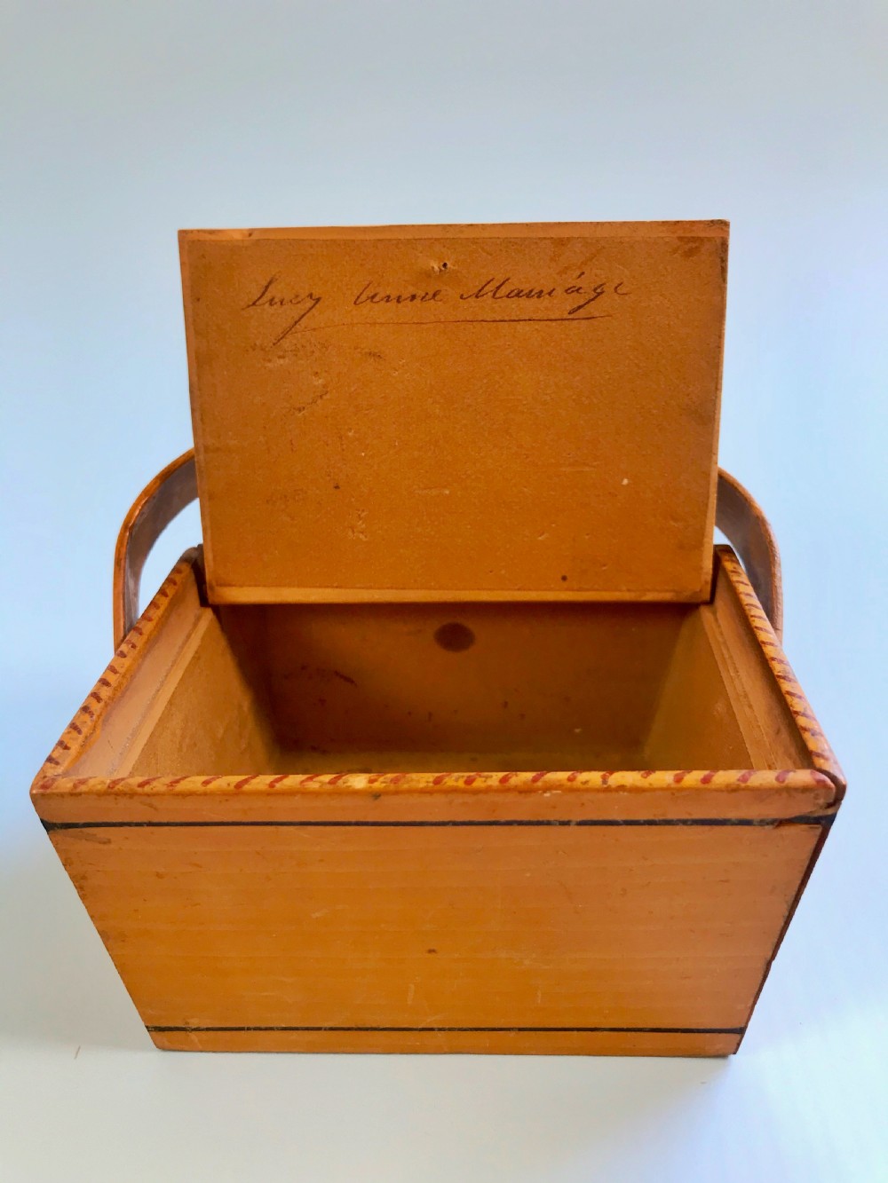A Small Georgian Sewing Box - Tunbridge/ Brighton Ware View IV
