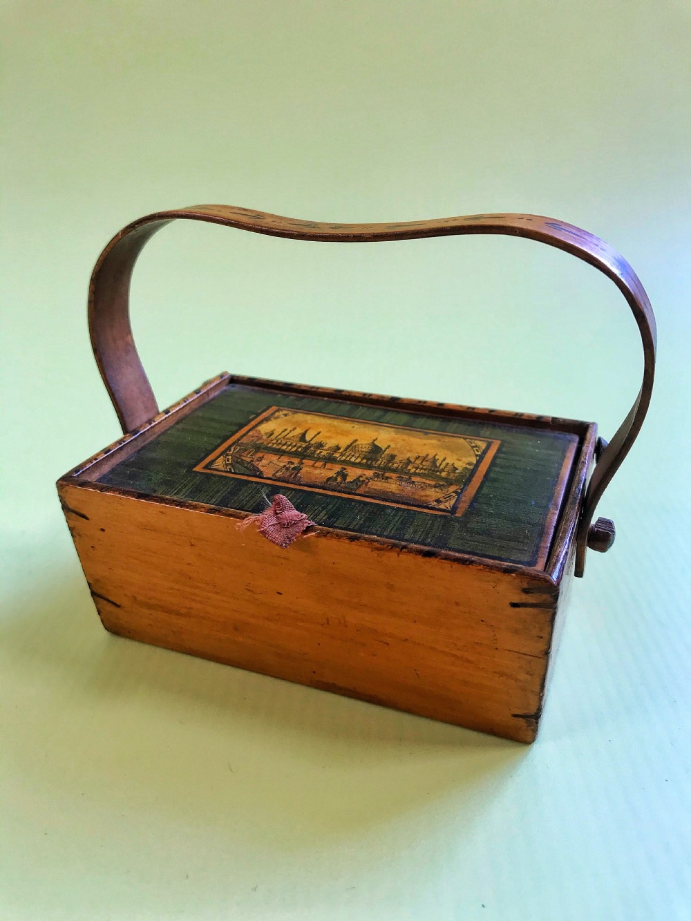 Antique Sewing Box - Royal Brighton Pavillion View II