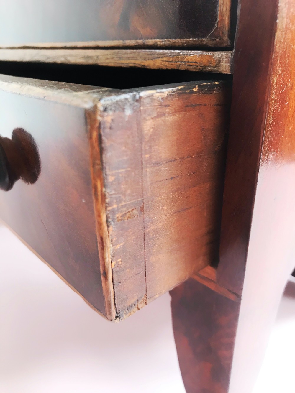 Antique Miniature Georgian Chest - apprentice piece View III