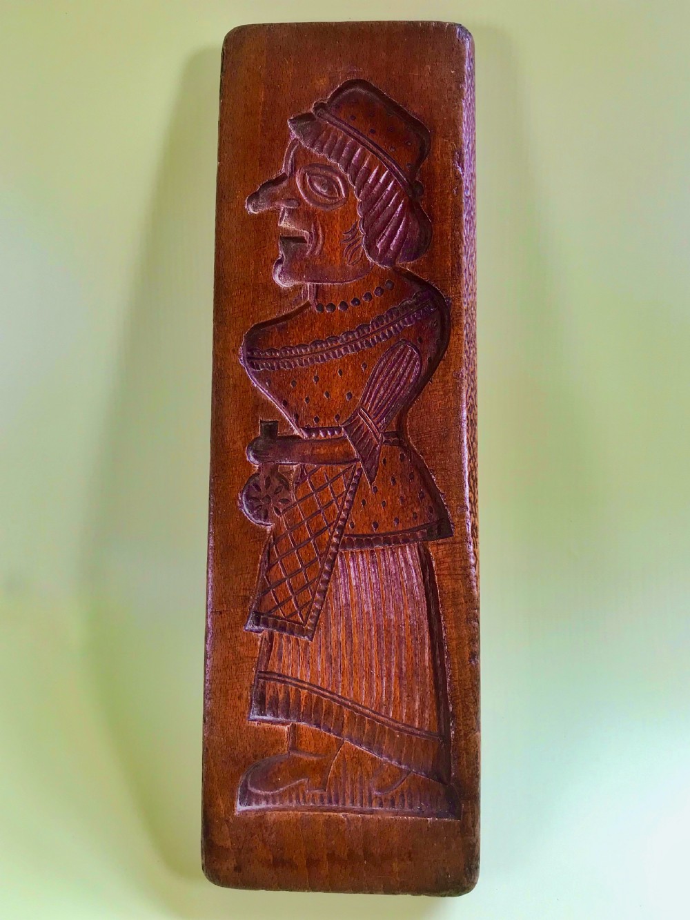 Antique Double Sided Gingerbread Mould - Punch and Judy- treen
 View III