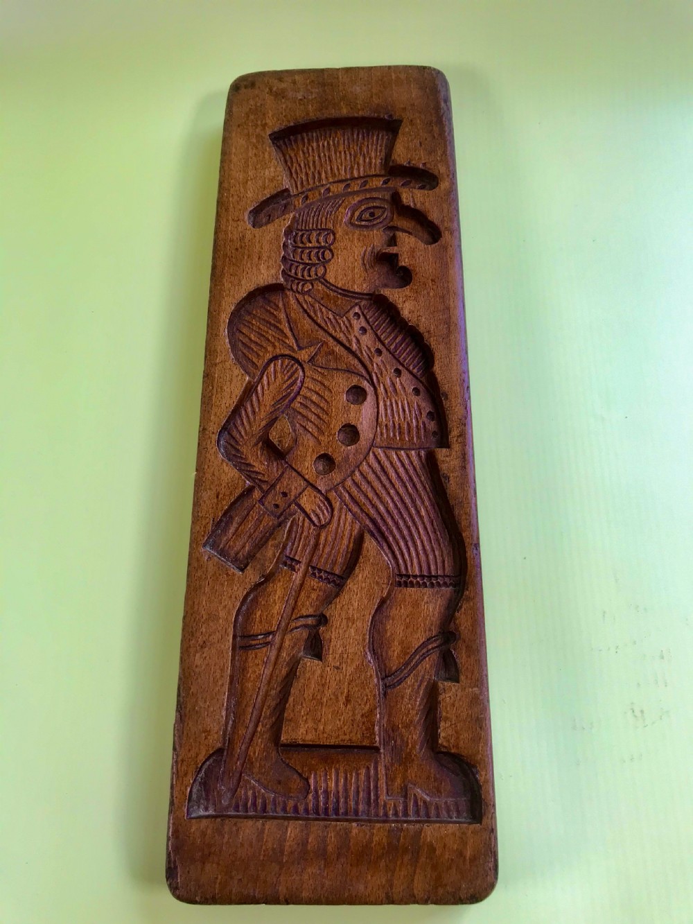Antique Double Sided Gingerbread Mould - Punch and Judy- treen
 View V