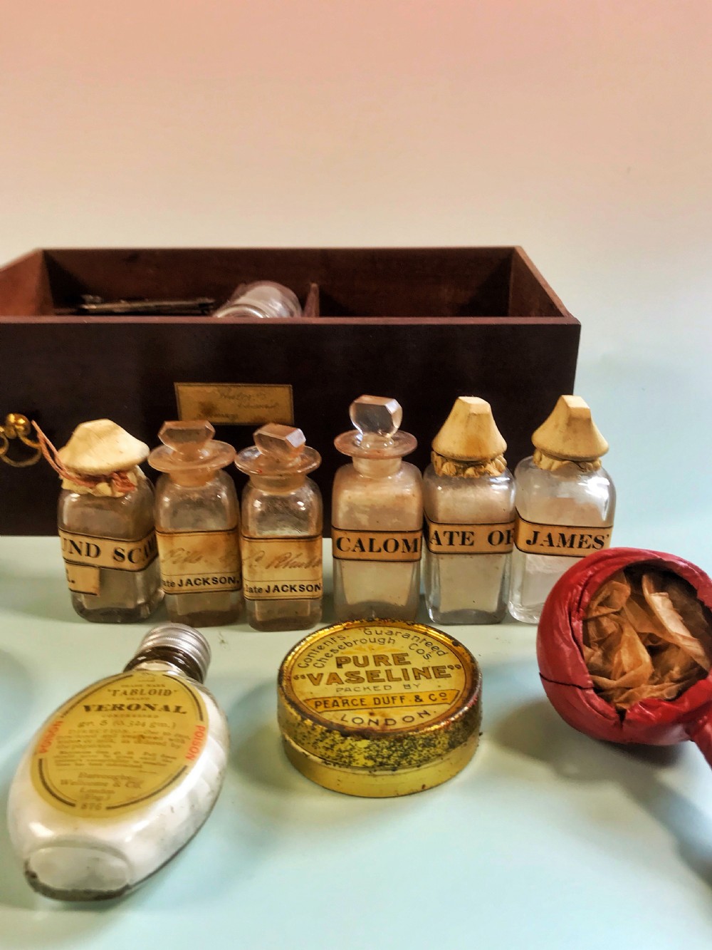 Antique Apothecary/Medicine Chest View VI
