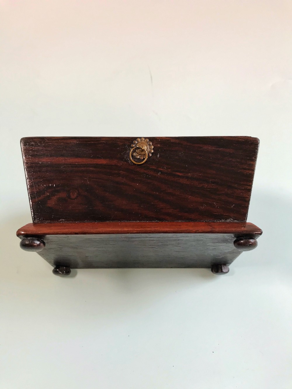 Antique Rosewood Pin Cushion & Sewing Box View III