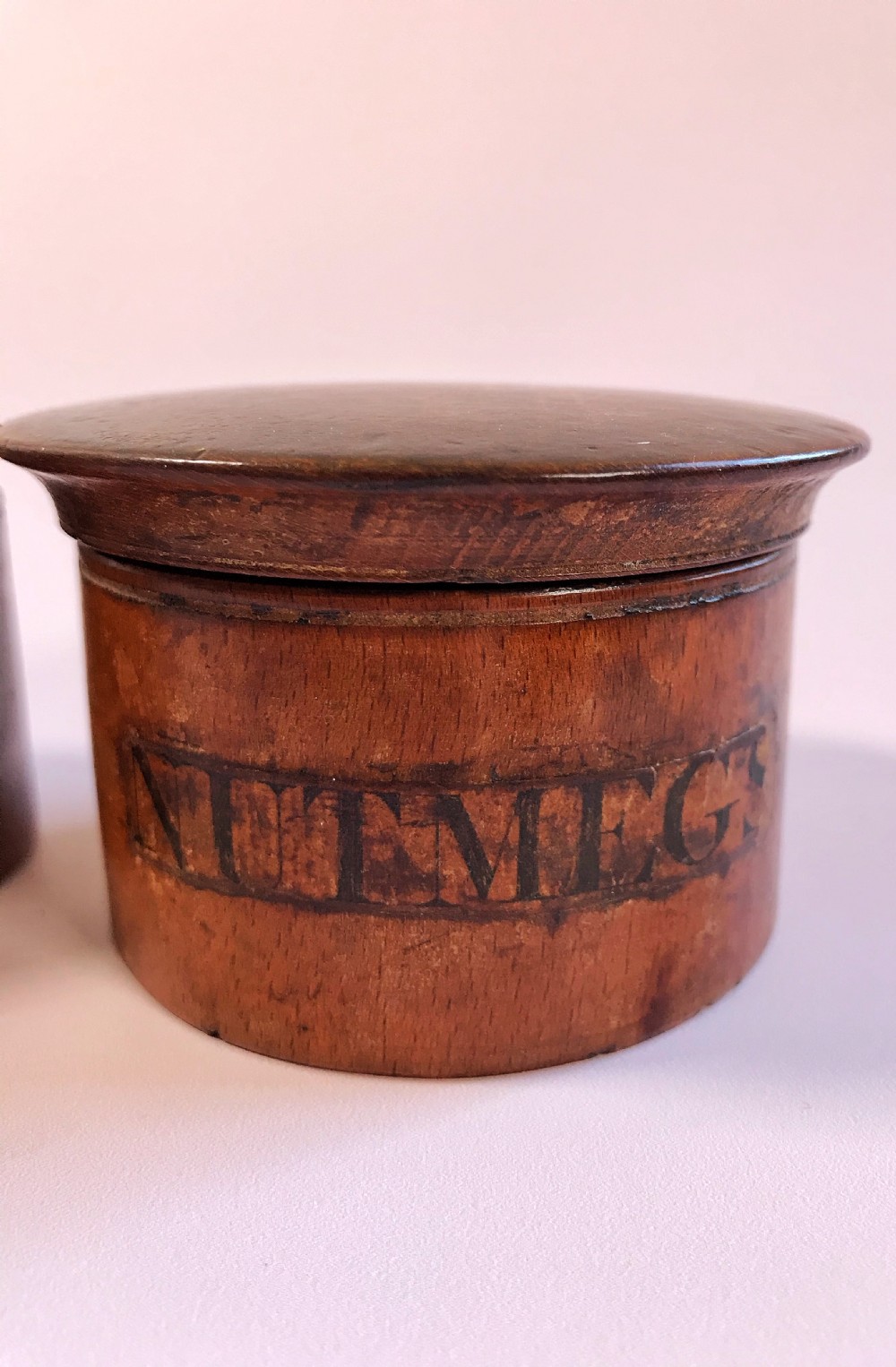 Antique Treen Four Tier Spice Tower View II