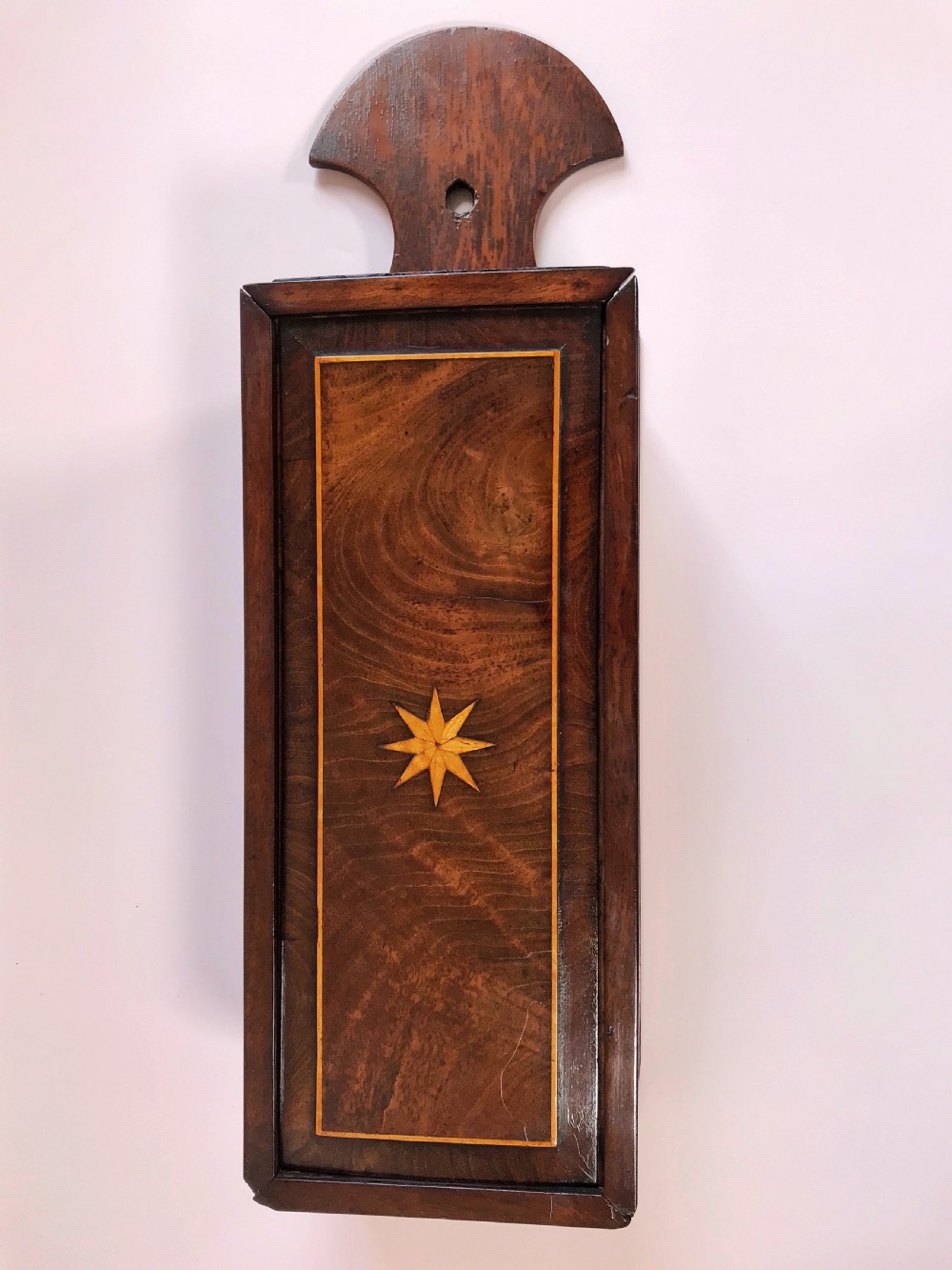 A Georgian Flame Mahogany Candle Box View II