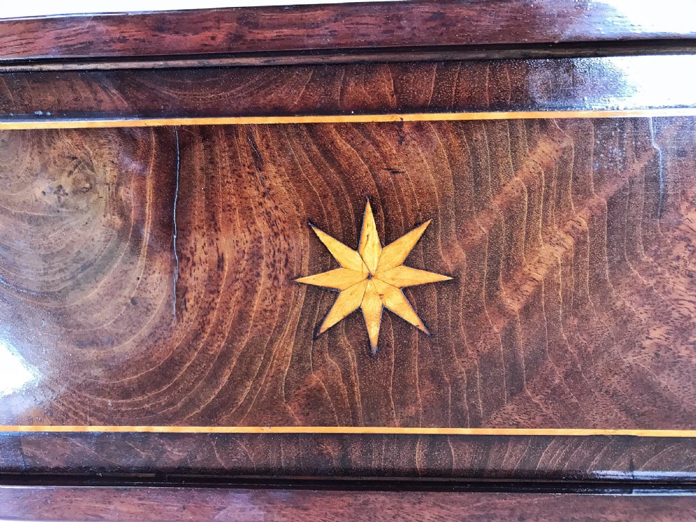 A Georgian Flame Mahogany Candle Box View VI