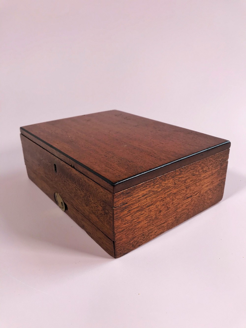 Antique Artist Box - trade label R Ackermann View VIII