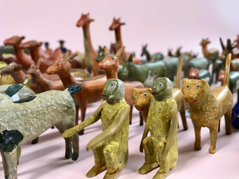 Antique German Noahs Ark -with  over 150 animals & Birds View VII