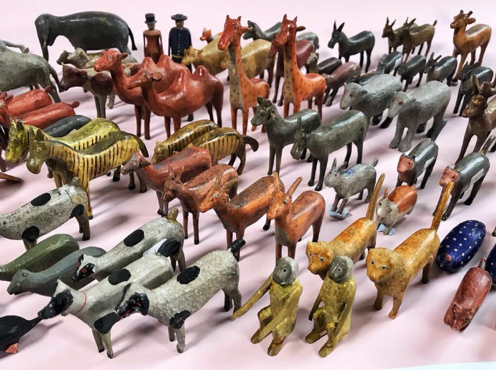 Antique German Noahs Ark -with  over 150 animals & Birds View VIII