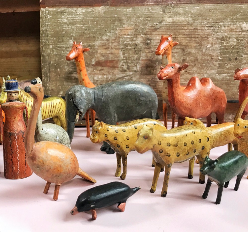 Antique German Noahs Ark -with  over 150 animals & Birds View XIV