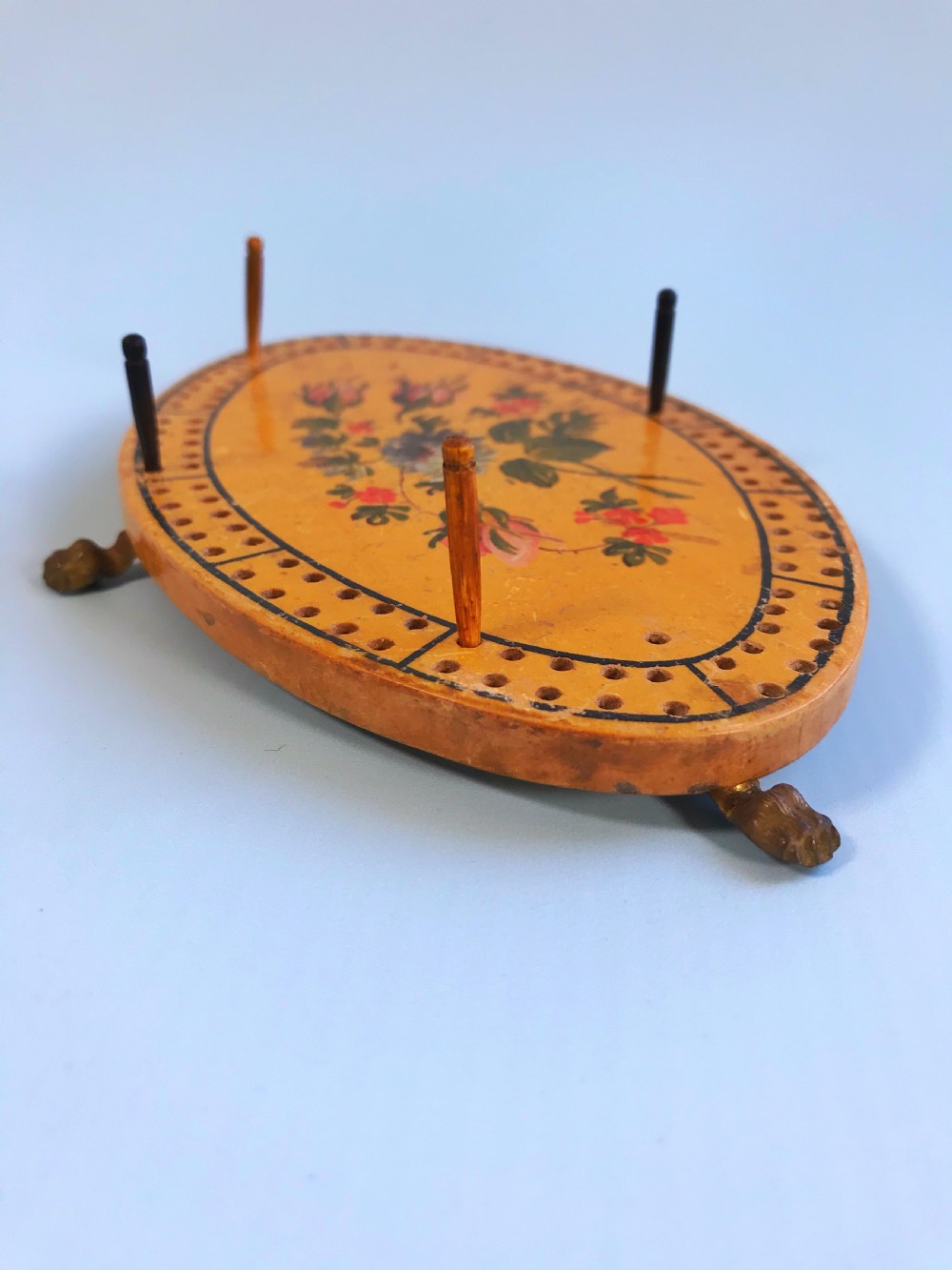 Antique Georgian Cribbage Board