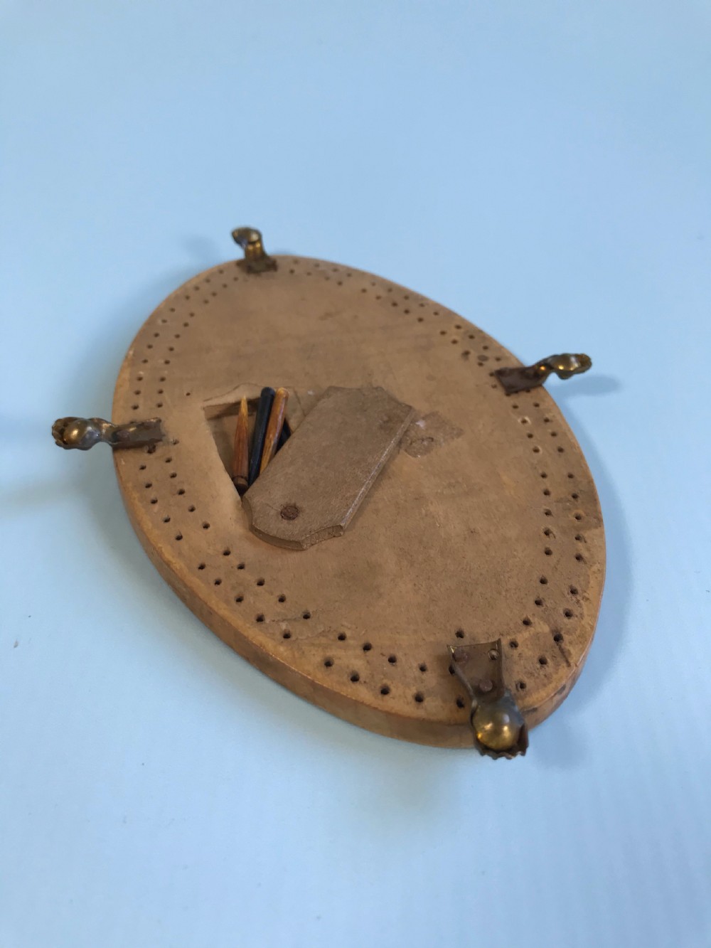 Antique Georgian Cribbage Board View III