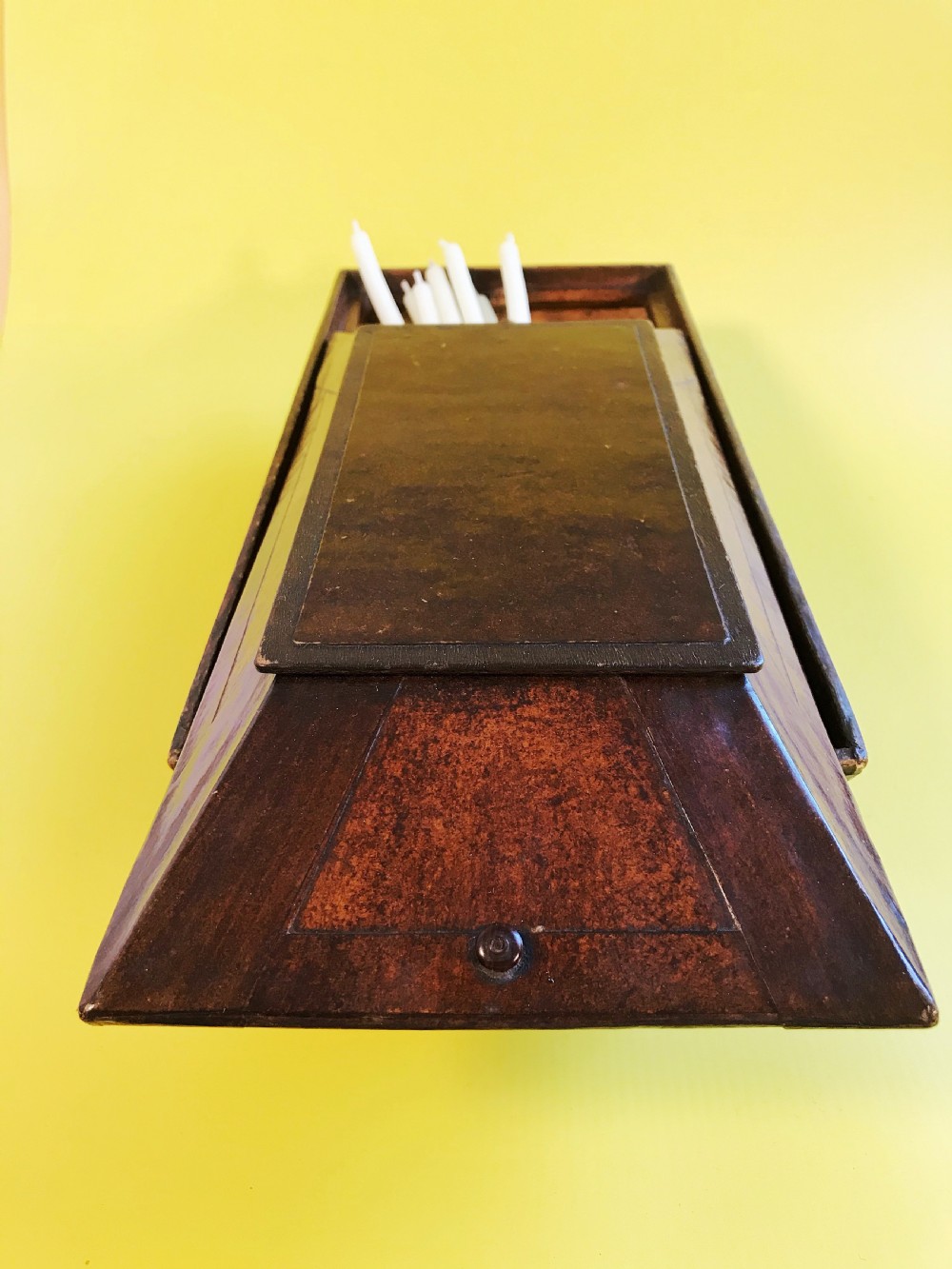 Antique Table Candle  Box View V