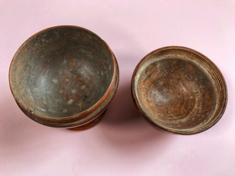 Antique Treen Pill Silverer View V