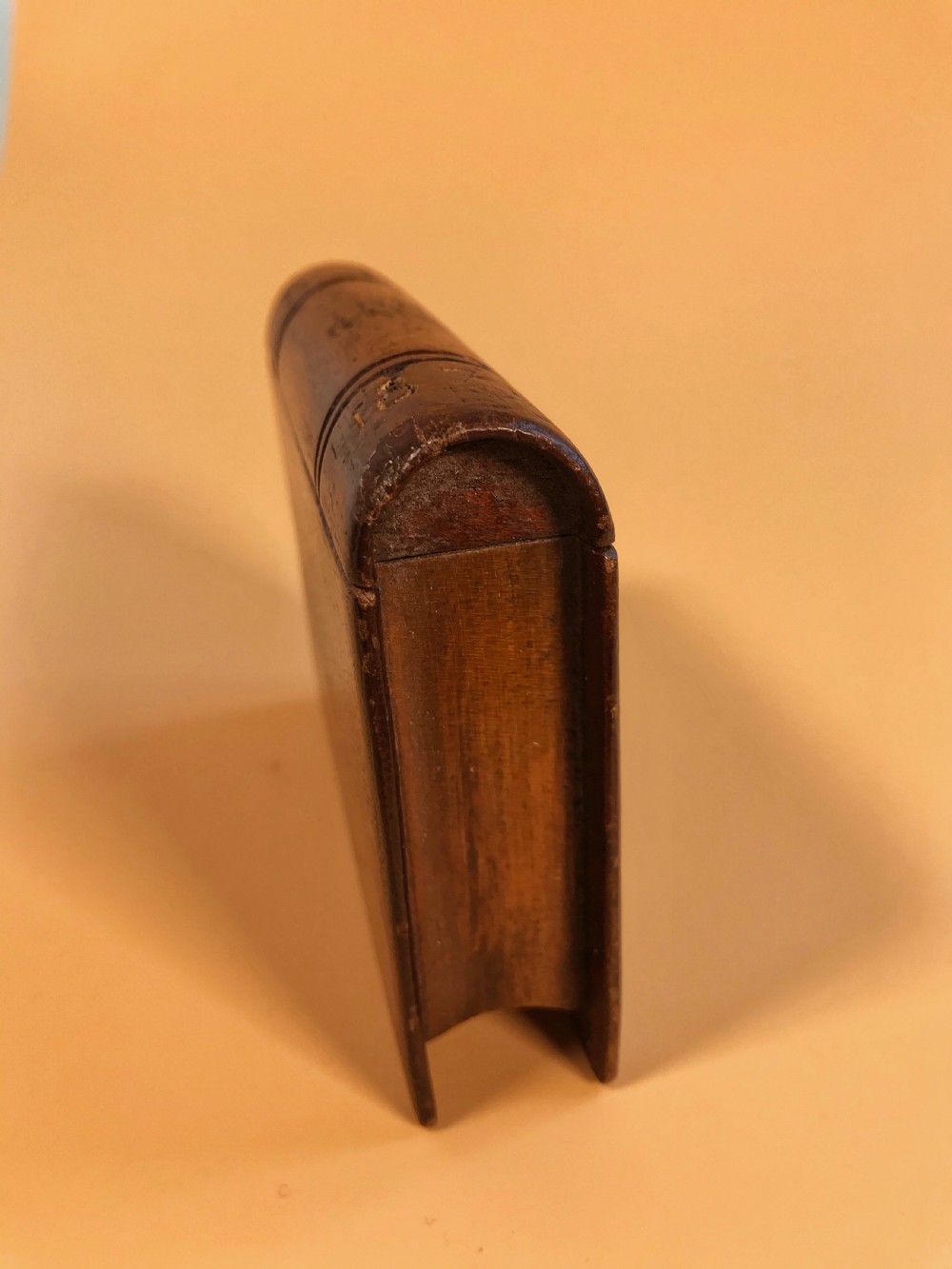 Antique money Box - Book Shaped dated 1871 View VI