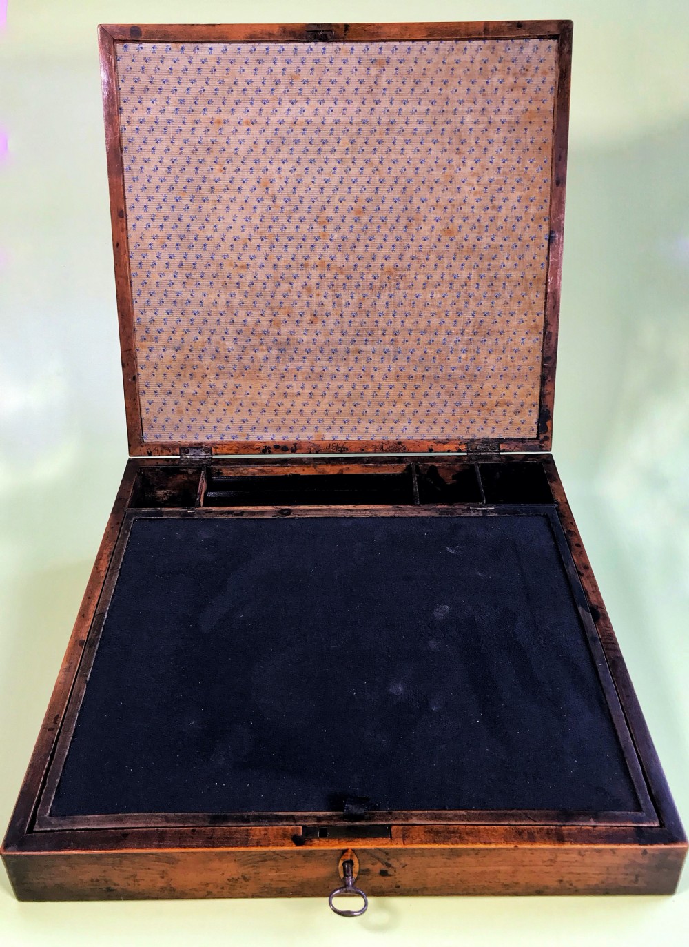 Antique Tunbridge Ware Writing Slope View II