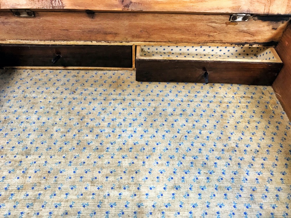 Antique Tunbridge Ware Writing Slope View IV
