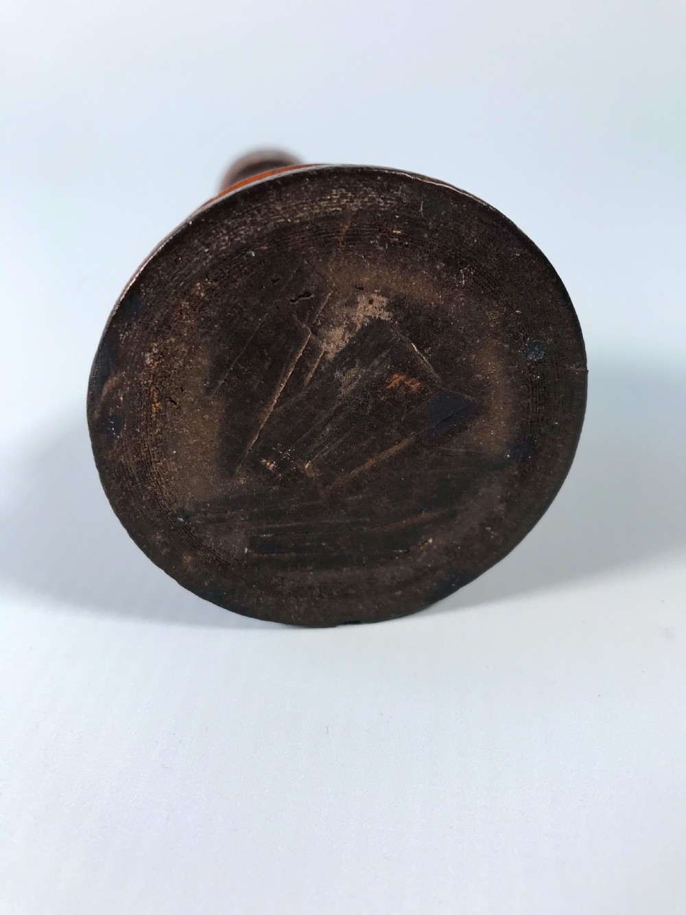 Antique Georgian Fruitwood Candlestick View V