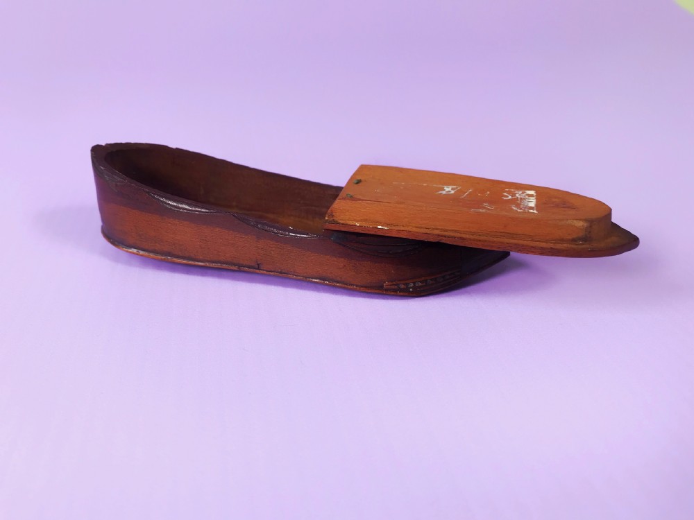 Antique Prisoner of War Snuff Shoe Box View VIII