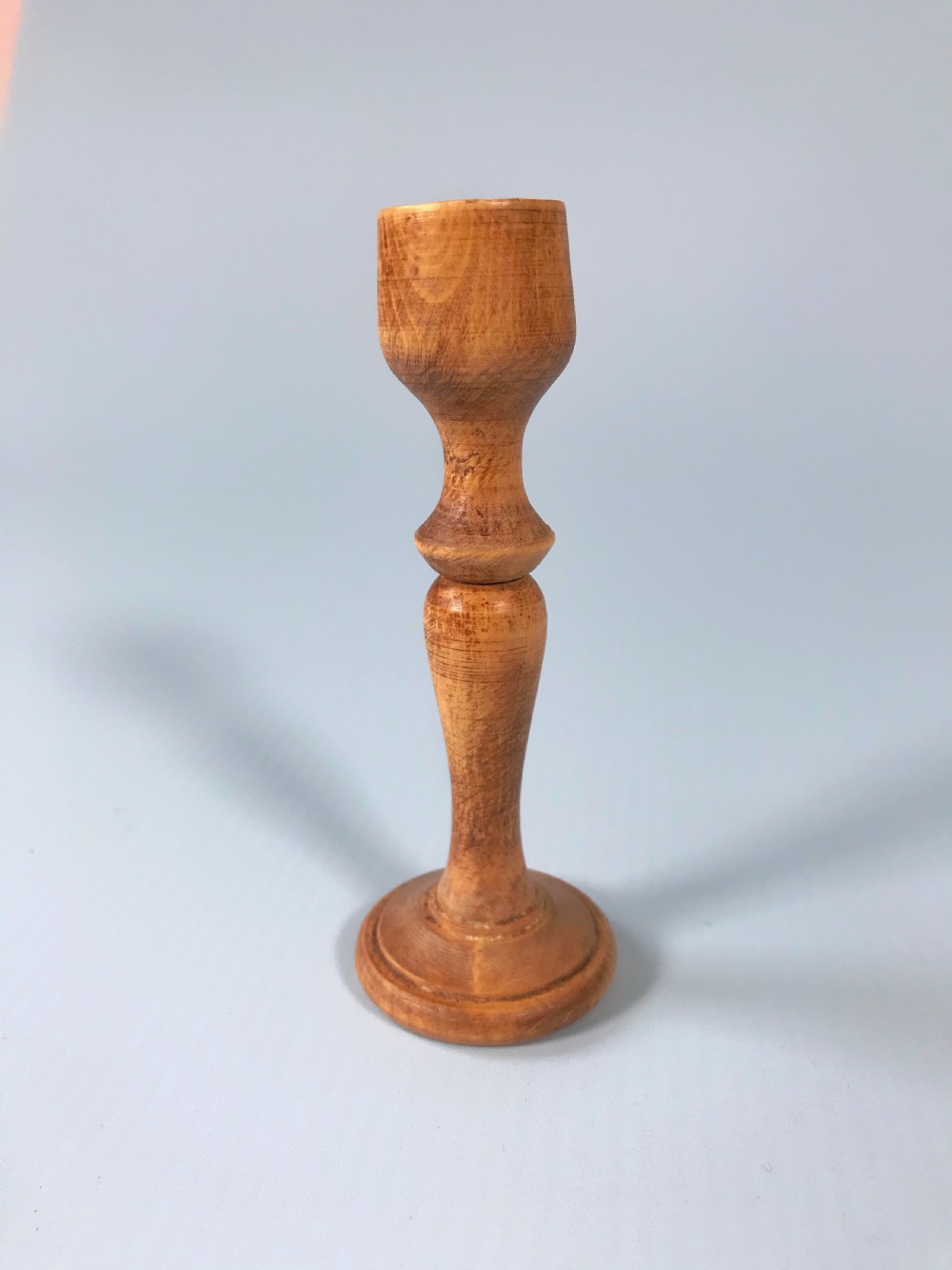 Antique Treen Double Sided Butter/Biscuit Stamp View V