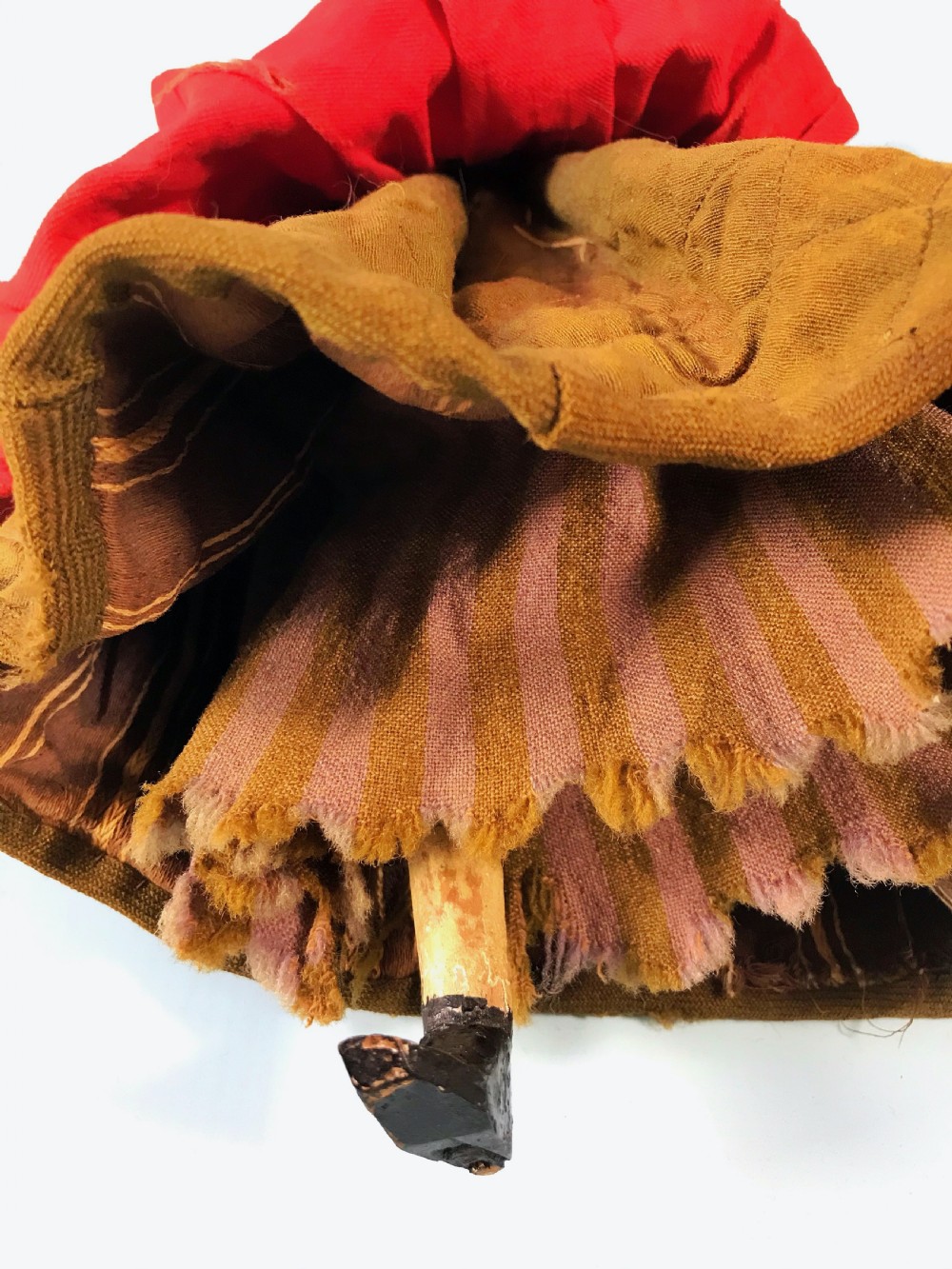 A Large Grodnertal Type Doll - in old clothes View IV
