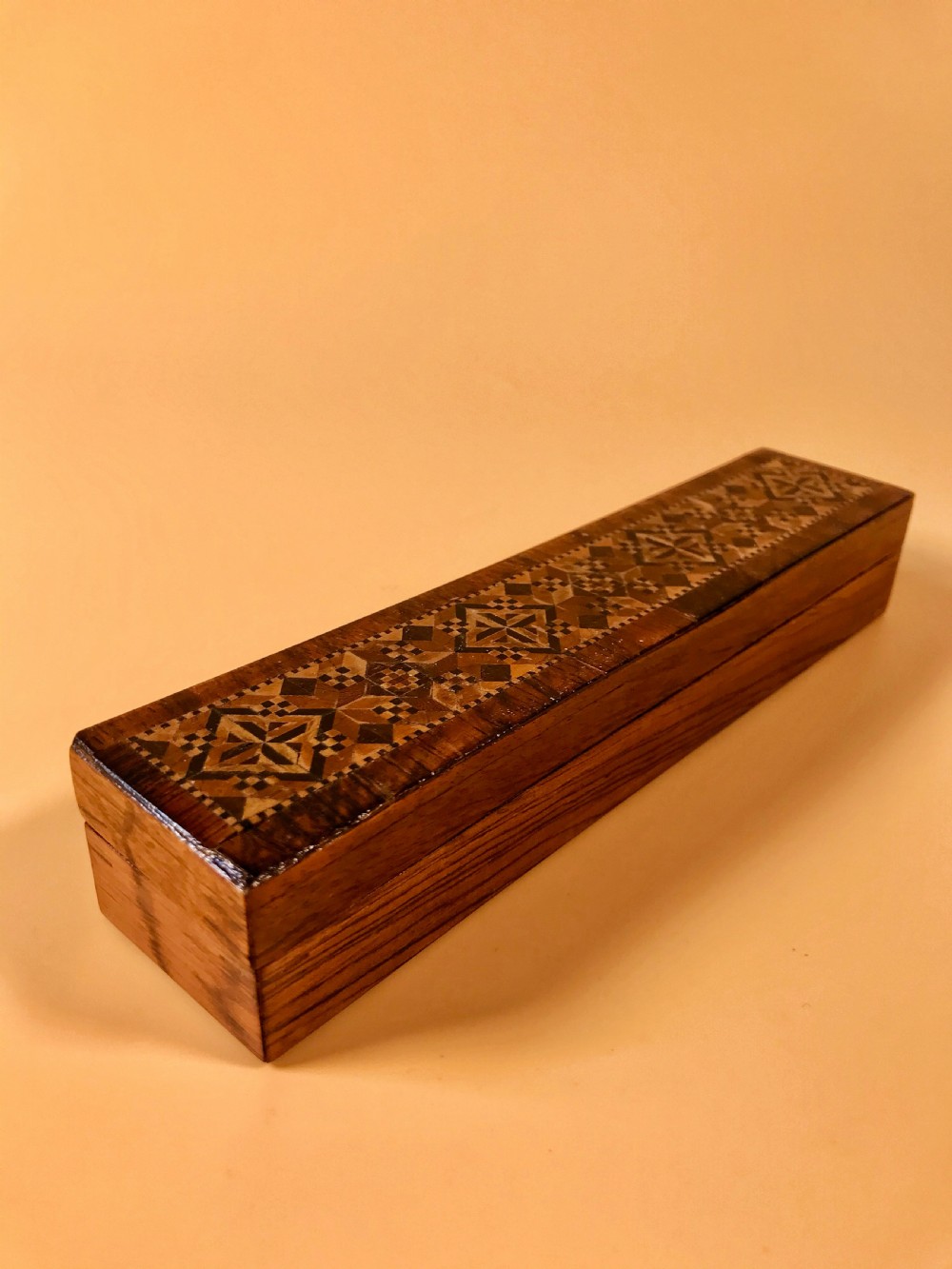 Antique Tunbridge Ware Box View IV
