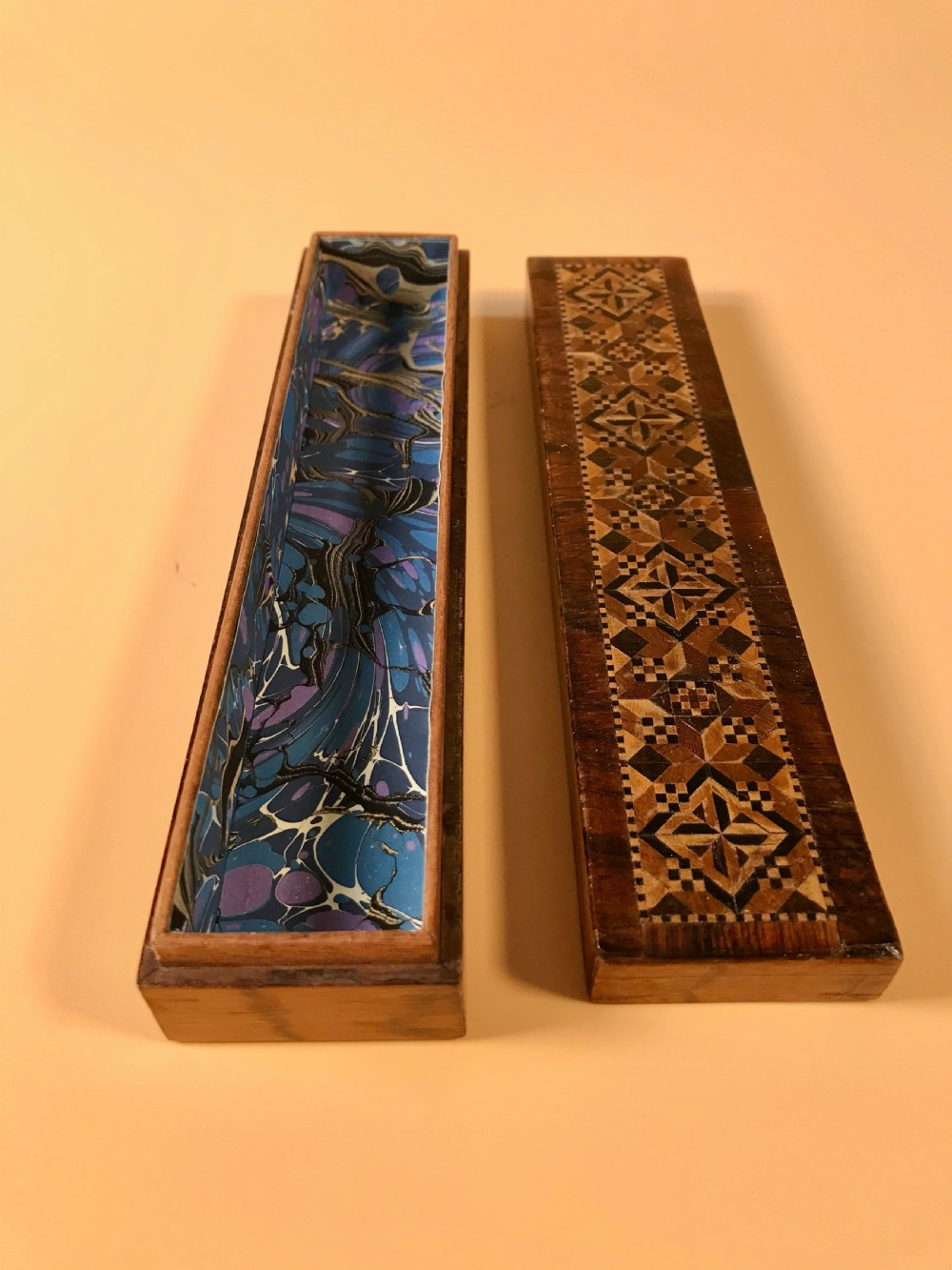 Antique Tunbridge Ware Box View V