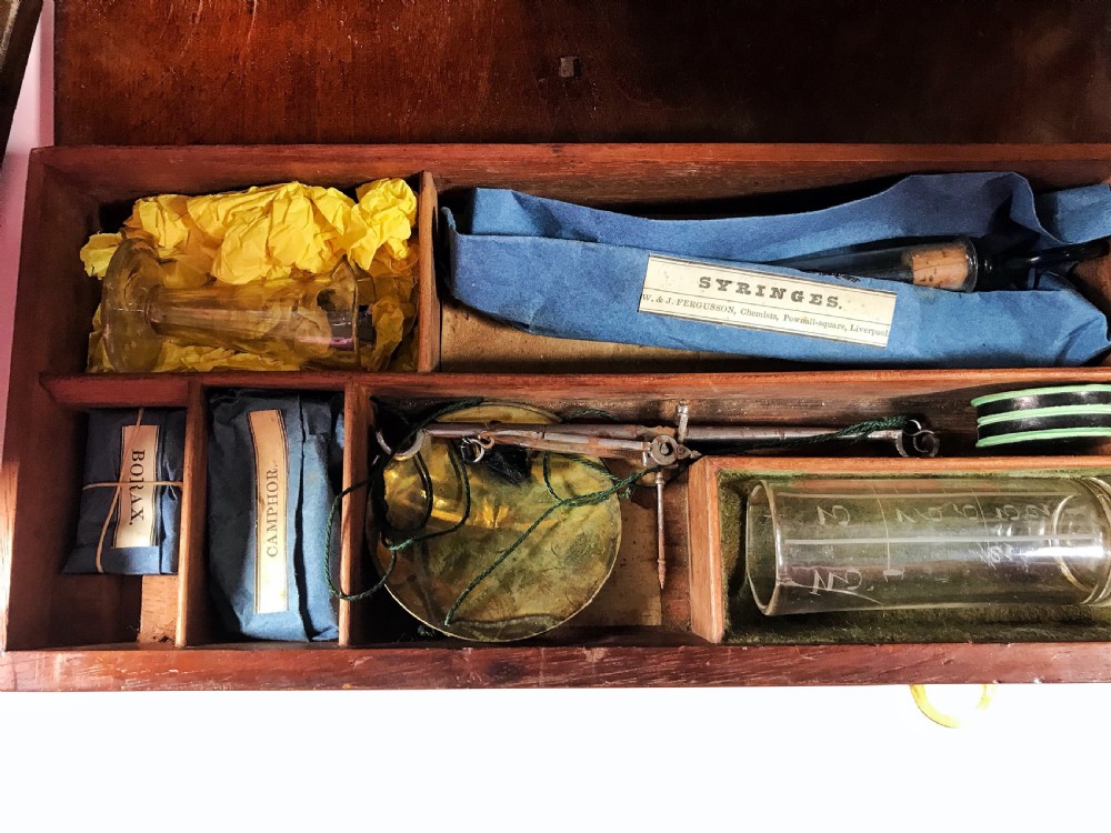 Antique Apothecary Cabinet - with some amazing contents View IV