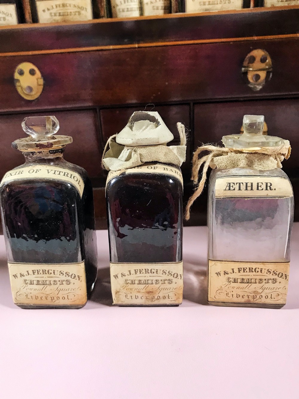 Antique Apothecary Cabinet - with some amazing contents View VIII
