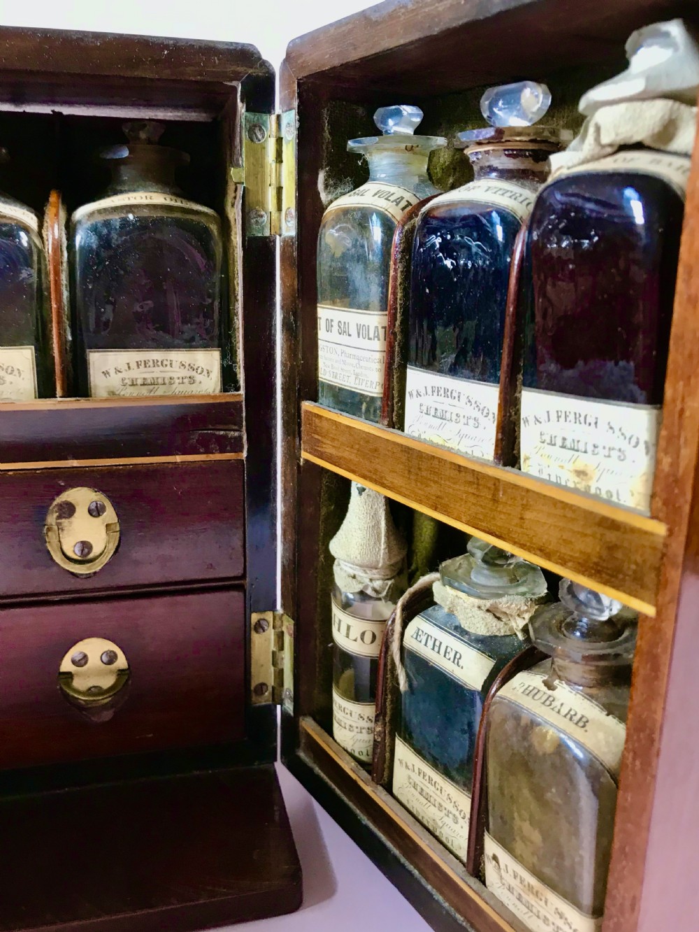 Antique Apothecary Cabinet - with some amazing contents View IX