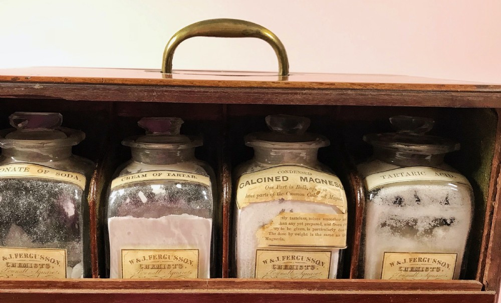 Antique Apothecary Cabinet - with some amazing contents View XI