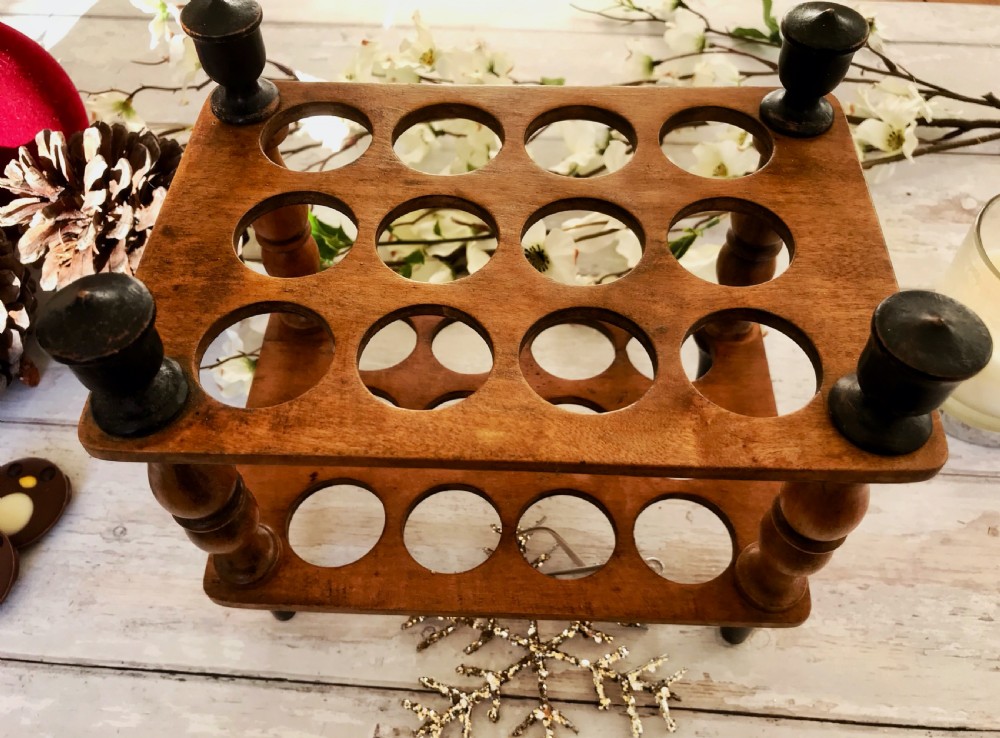 Antique Egg Rack - holds 24 eggs View II