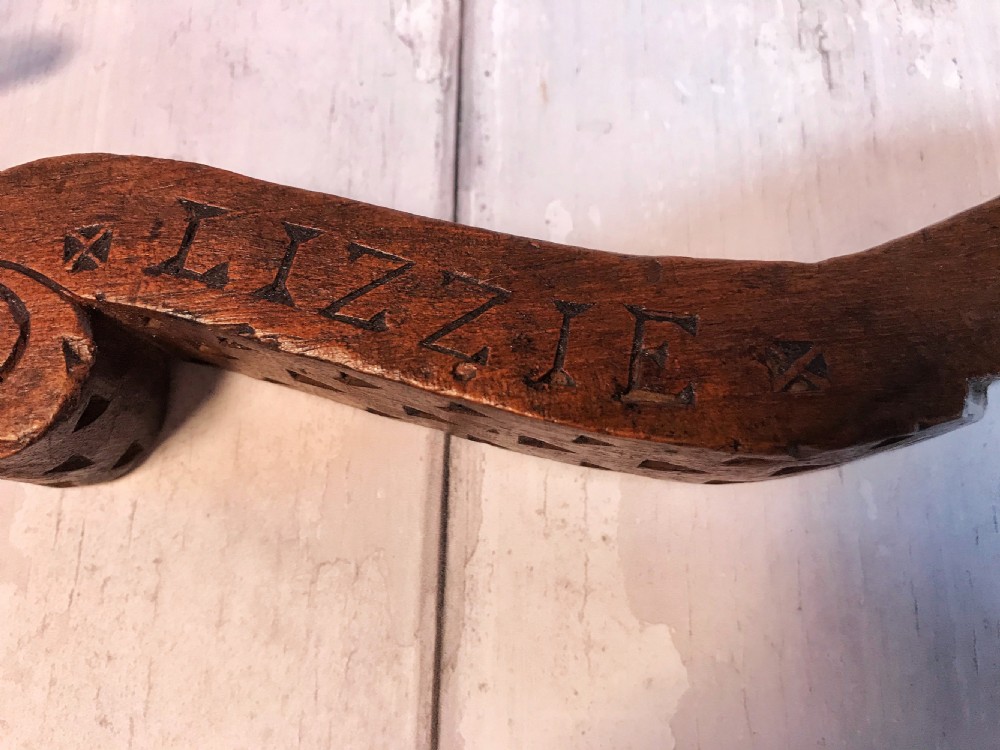 Antique Treen Knitting Sheath View IX