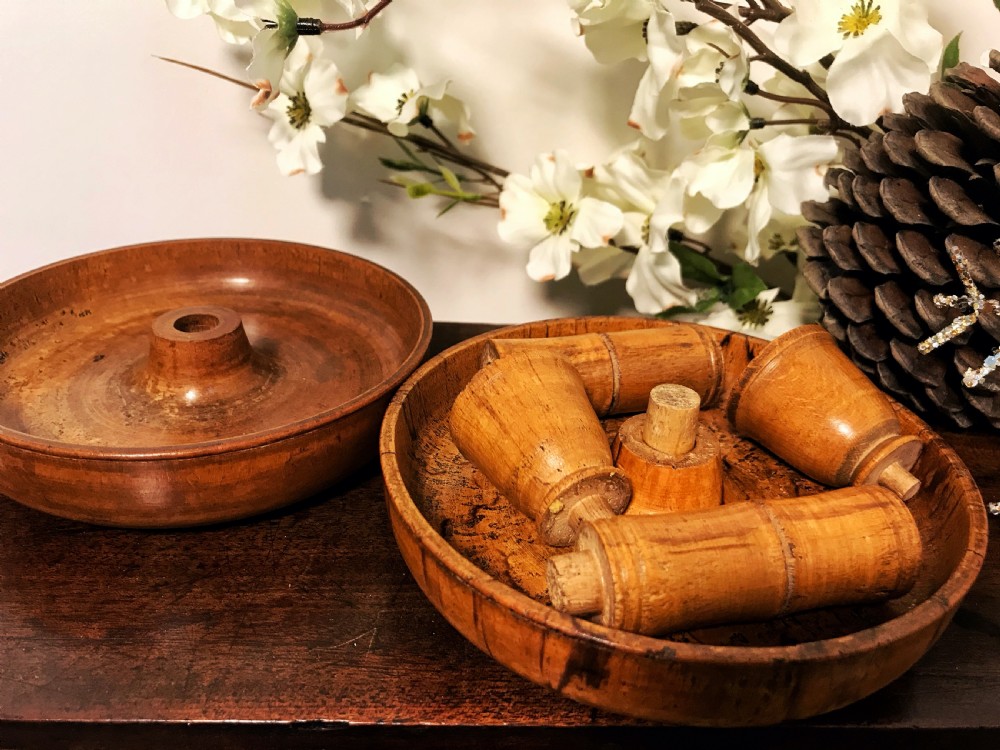 Antique Treen Brighton Buns View III