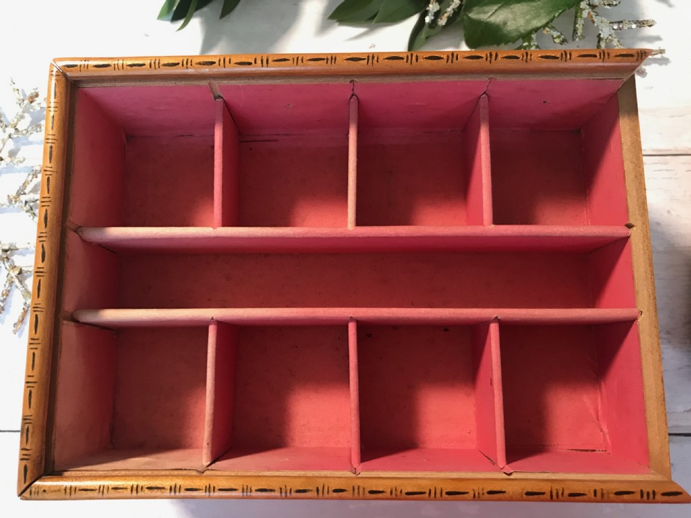 A Rare Sewing Box -Lady Ann Murrays and Mrs Fitzherberts label to the side View III