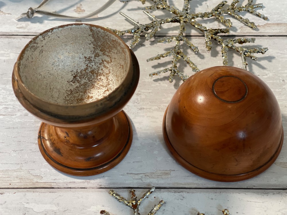 Antique Boxwood Pill Silverer View VII