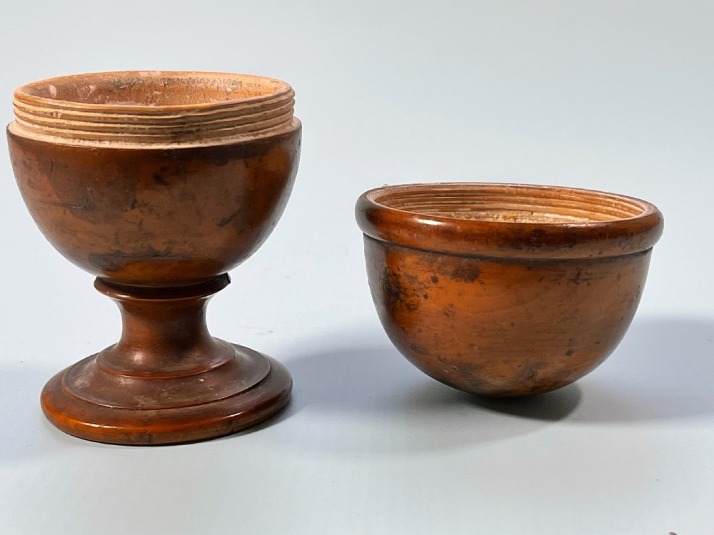Antique Boxwood Pill Silverer View VIII