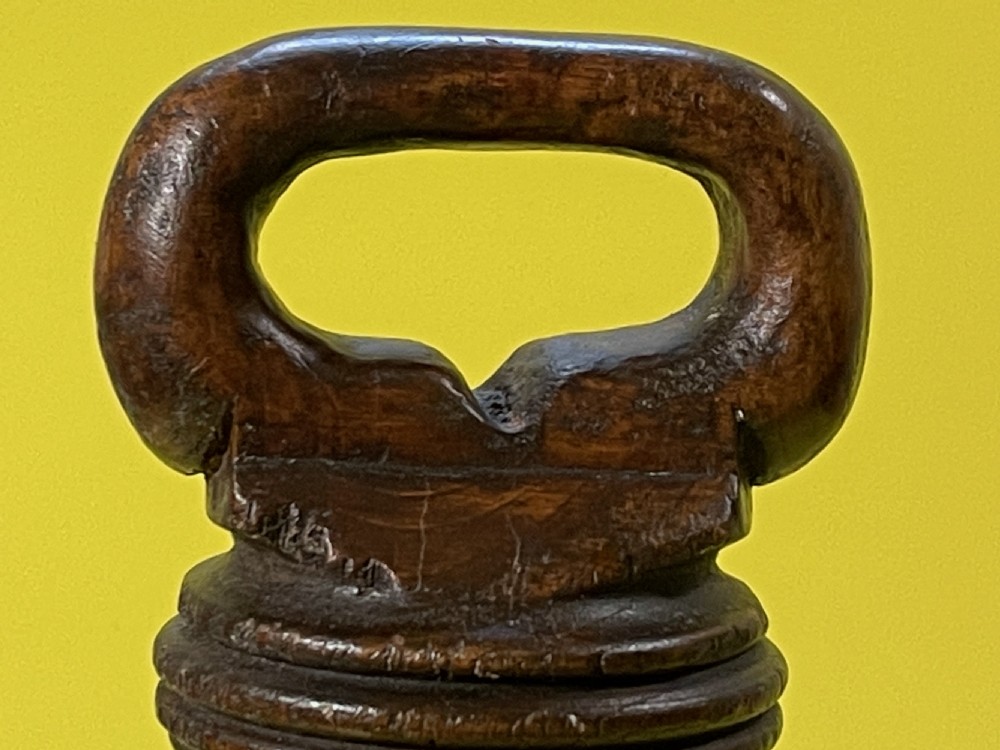 Antique Door Stop - Bell Weight Shaped View V