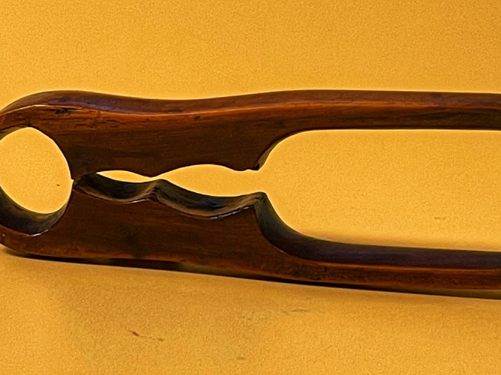 Antique Yew Wood Nutcracker View III