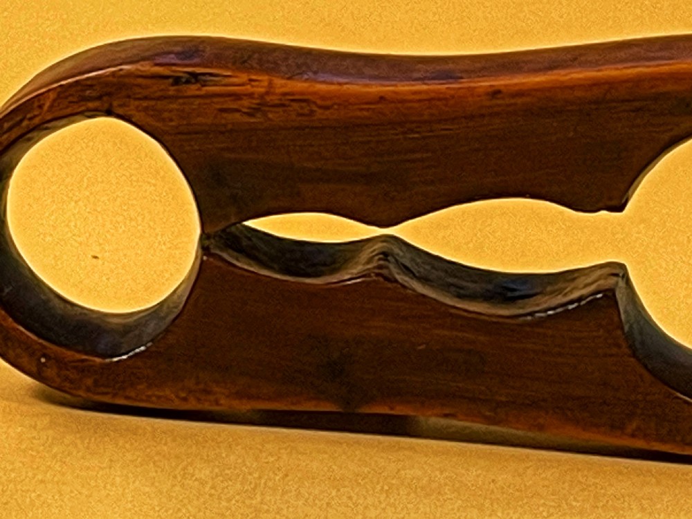 Antique Yew Wood Nutcracker View V