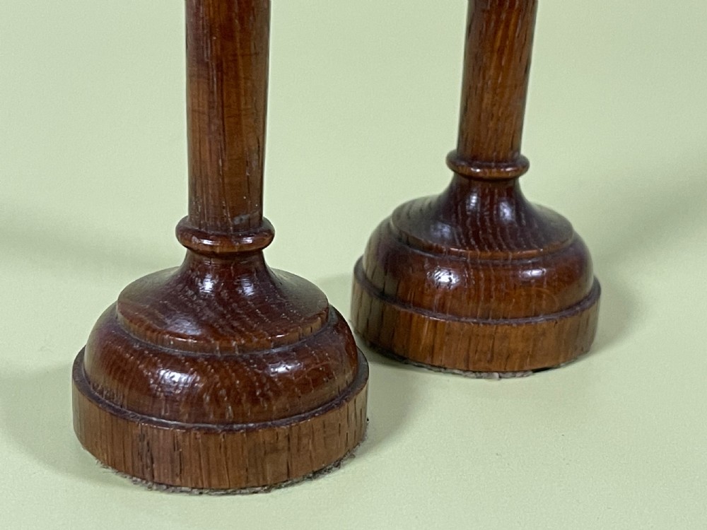 A Pair of Antique Taper Candlesticks View IV