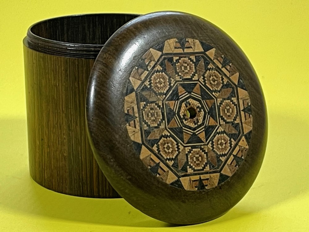 Antique Tunbridge Ware String Box