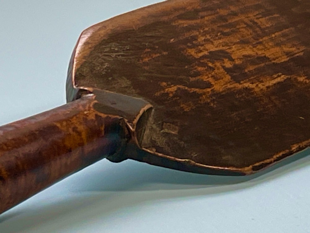 Antique Cream/Butter Skimmer/Hand - fabulous colour & patina View II