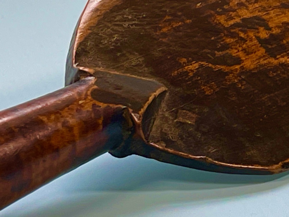 Antique Cream/Butter Skimmer/Hand - fabulous colour & patina View III
