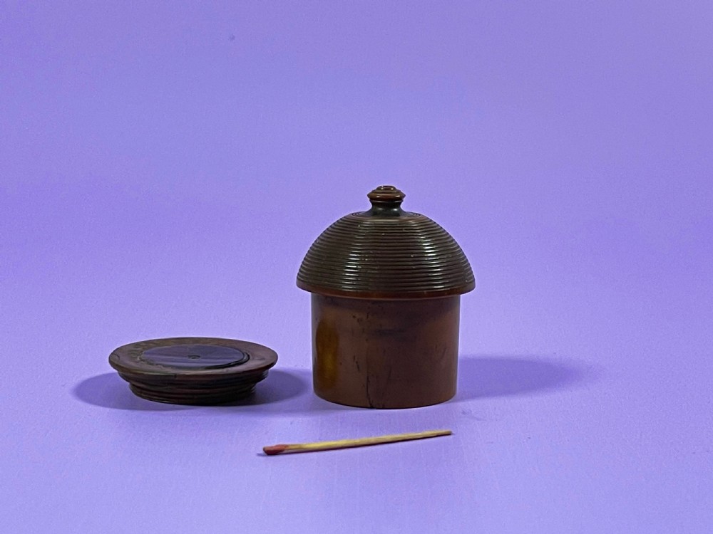 Antique Coquilla Nut Go to Bed View V