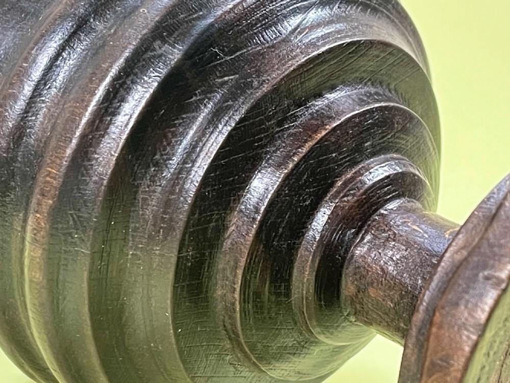 Antique Treen Master Salt View II