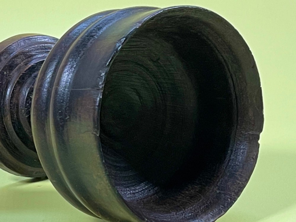 Antique Treen Master Salt View V